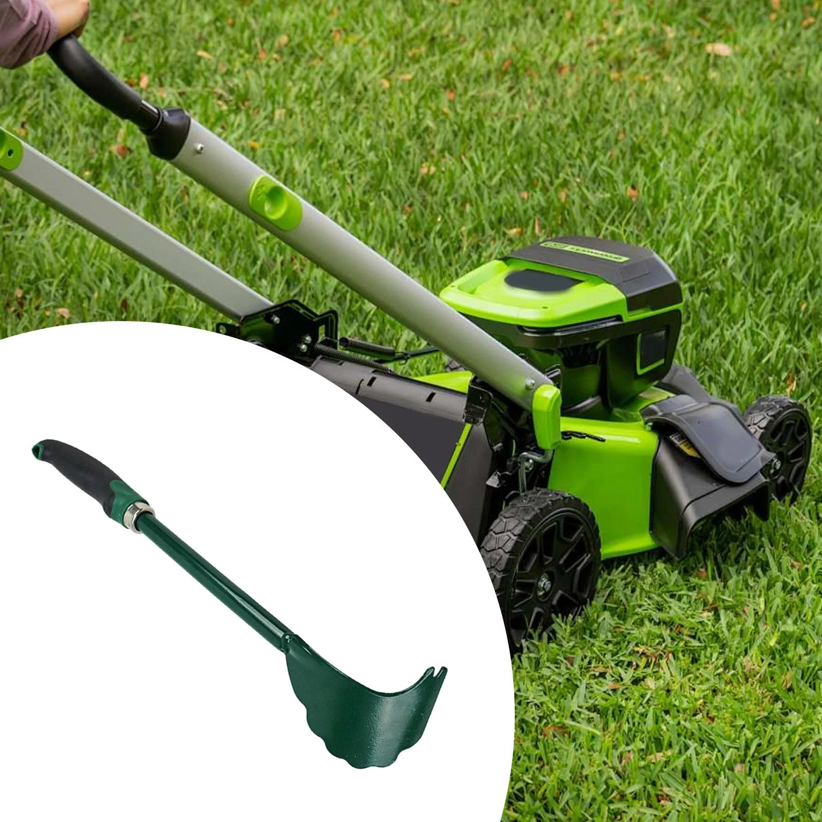 Miulika Lawn Mower Cutter Cleaning Tool Lawn Mower Tools Heavy Duty Garden Tools Non-Slip Handle Garden Mower Cutter Cleaner
