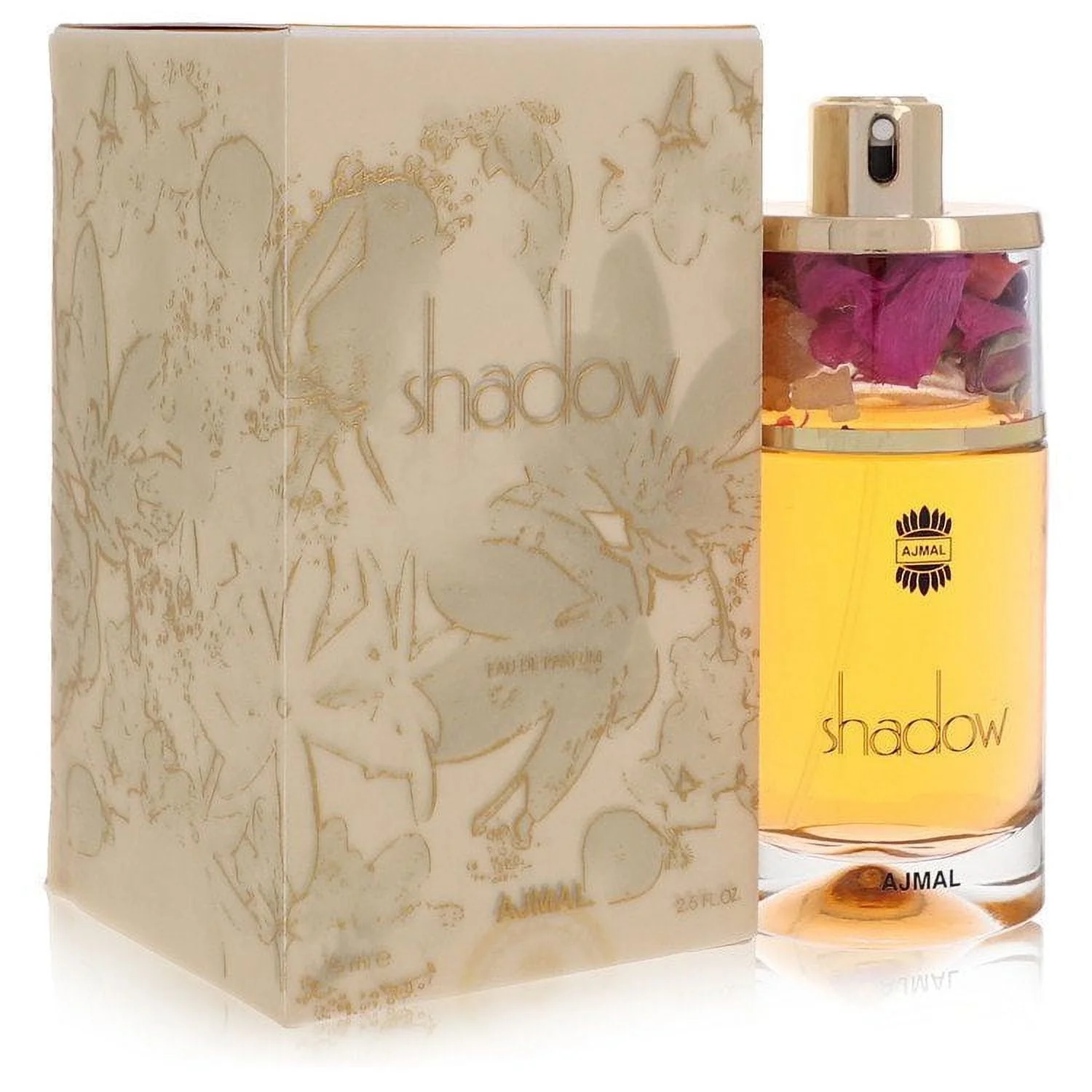 Ajmal Shadow Eau De Parfum Spray - 2.5 oz - Exotic Musky Florals