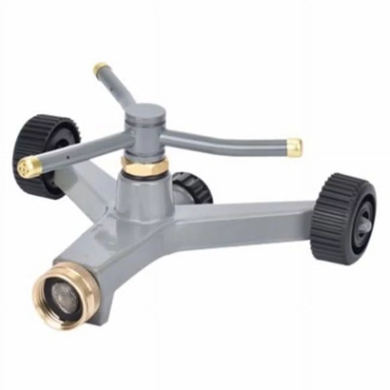 Green Thumb 10056 3-Arm Rotating Sprinkler, Metal, 1,386 Sq. Ft. Coverage - Quantity 1