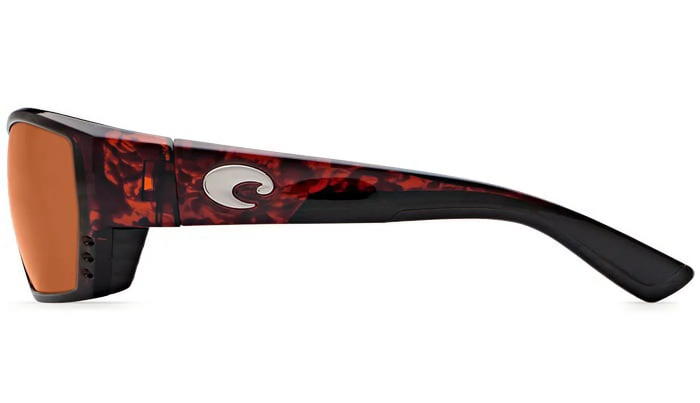 Costa Del Mar Tuna Alley Polarized Copper 580P + 1.50 Rectangular Sunglasses TA 10 OCP 1.50