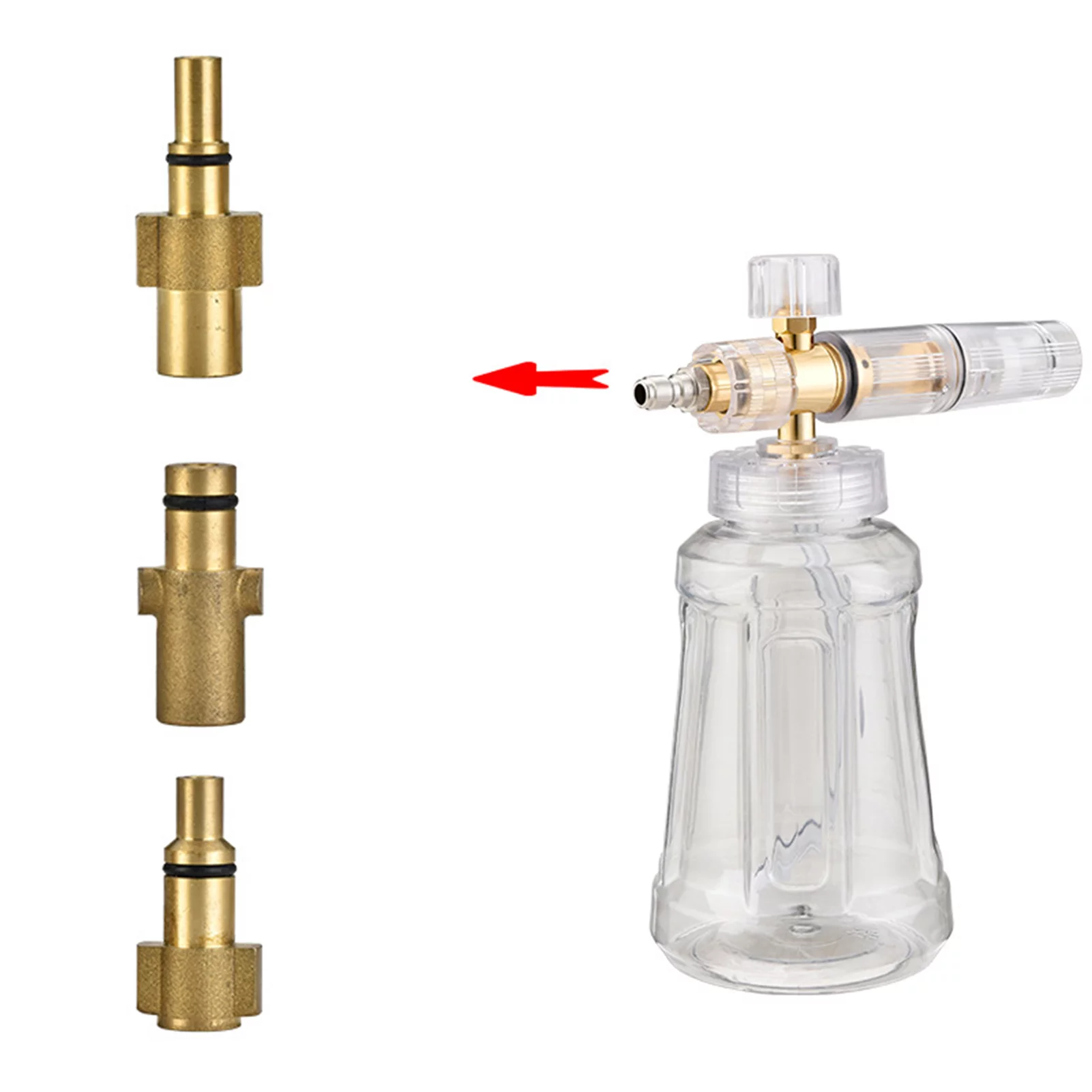 Sprinkler,Adjustable Nozzle 1l Sprayer With 1/4 Inch Quick Adjustable Nozzle 1l Bottle Professional Cannon Car Quick Adjustable Nozzle Bottle Professional Cannon With 1/4 Inch Car Sprayer With