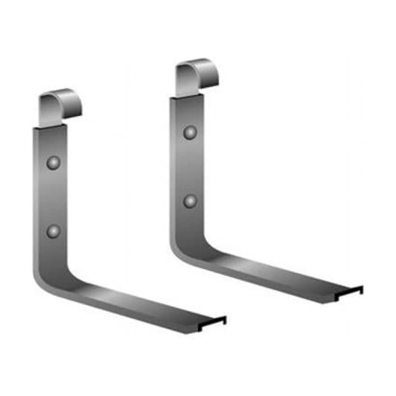 Wall-Mount Plant Bracket, Black Aluminum