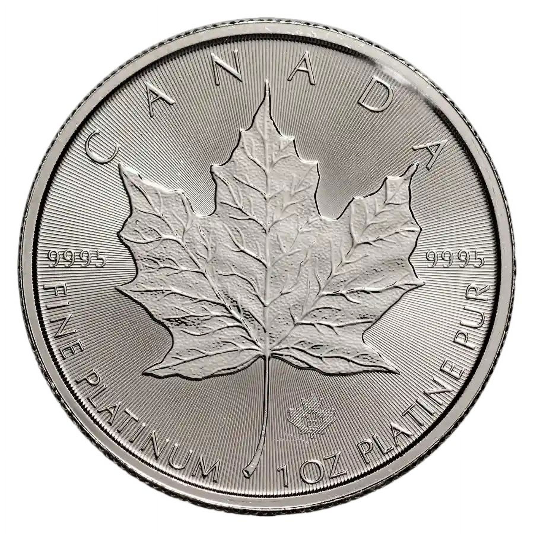 1 oz Canadian Platinum Maple Leaf Coin BU - Random Year