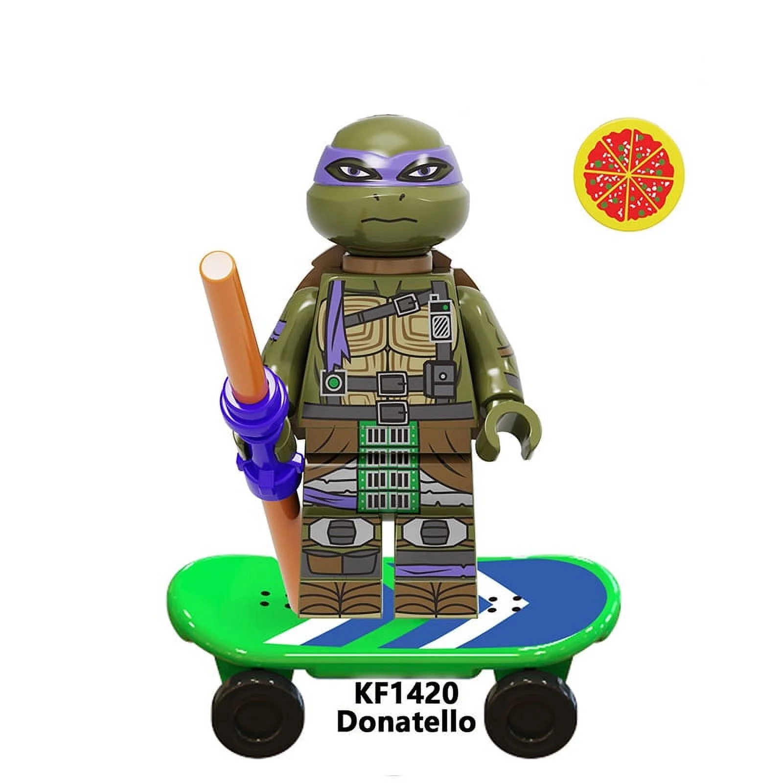 Teenage Mutant Ninja Turtles Mutant Mayhem Building Block Figure x 4 Sets B