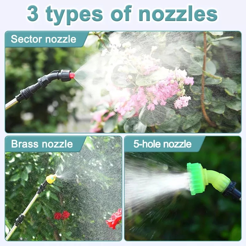 Rechargeable Electric Garden Plant Sprayer 1.35Gallon Battery Powered Sprayer