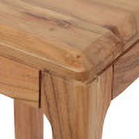 GDF Studio Judith Mid Century Modern Handmade Acacia Wood Plant Stand, Natural