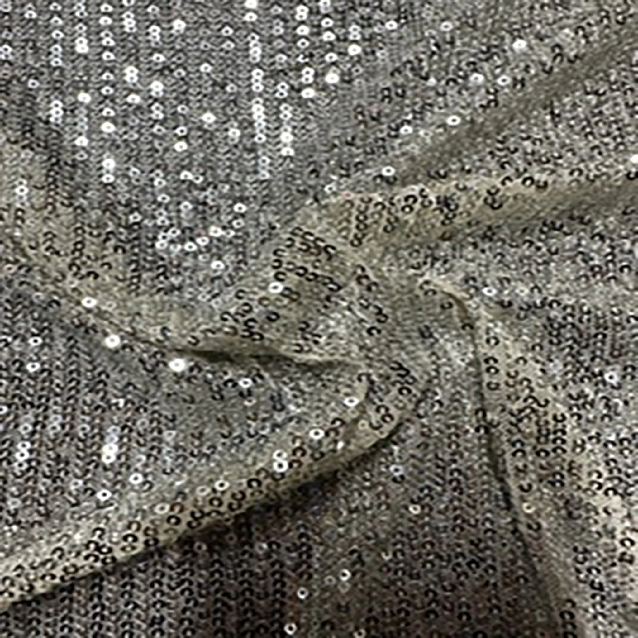 Polyester Spandex Stripe Mini Sequin Fabric | Spandex Palace