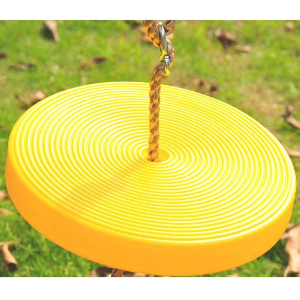 200CM Length 6 Rungs Rope Climbing Ladder & 30cm Diameter Toy Steering Wheel Climbing Holds Playground Toy