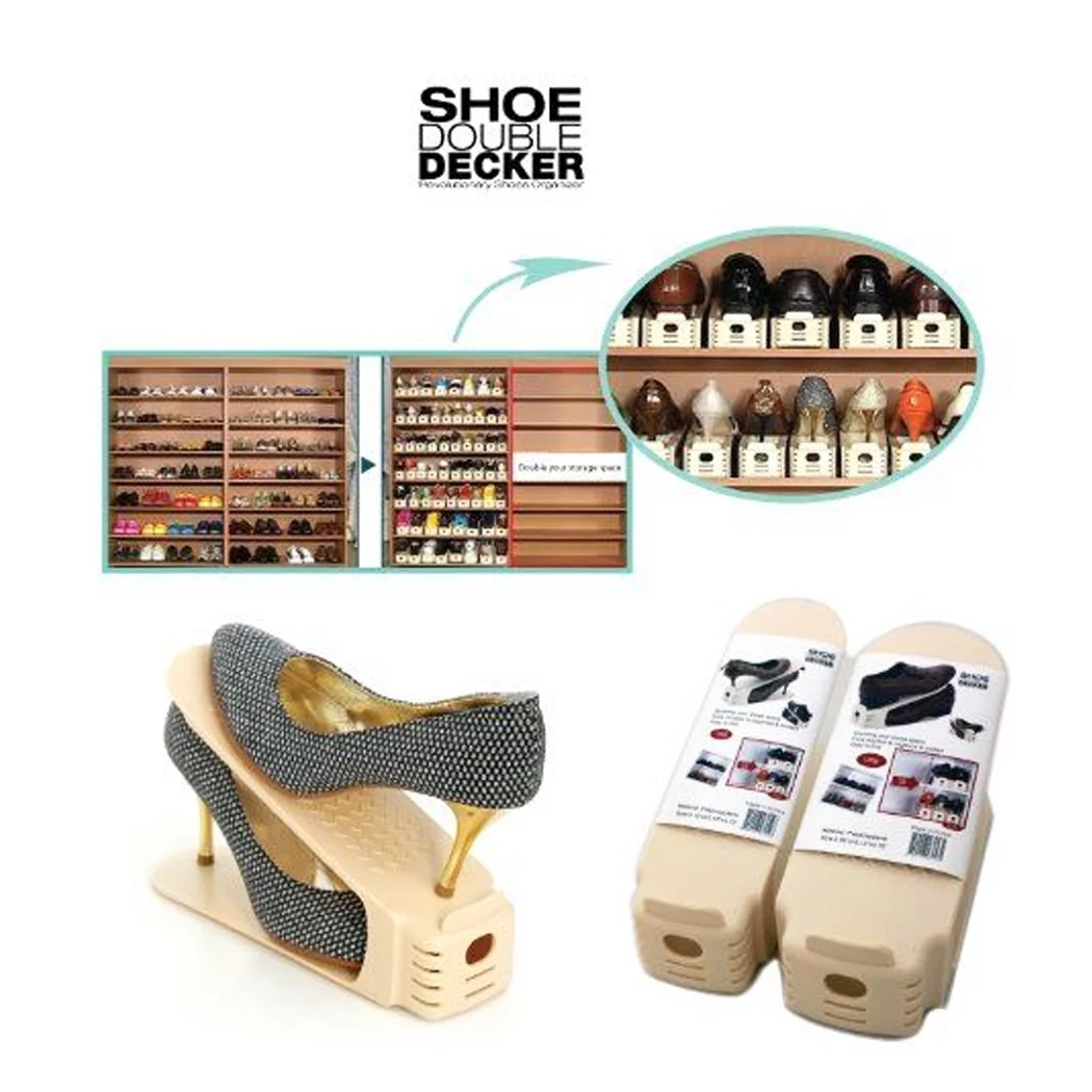 Jib Shoe Double Decker - Single - Large Beige Home & Garden Misc..