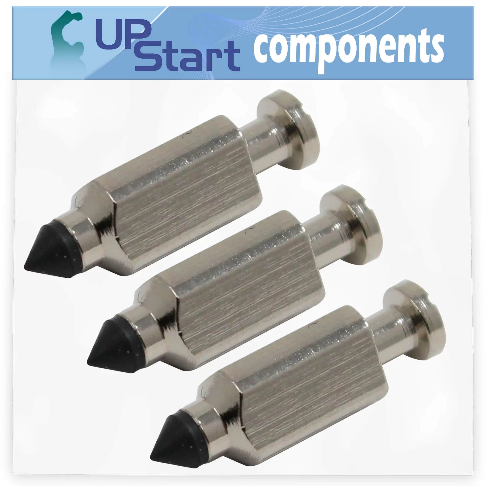 3-Pack 231855S Float Needle Valve Replacement for Toro 71286 (250000001-250999999)(2005) Lawn Tractor - Compatible with 231855 Carburetor Float Valve