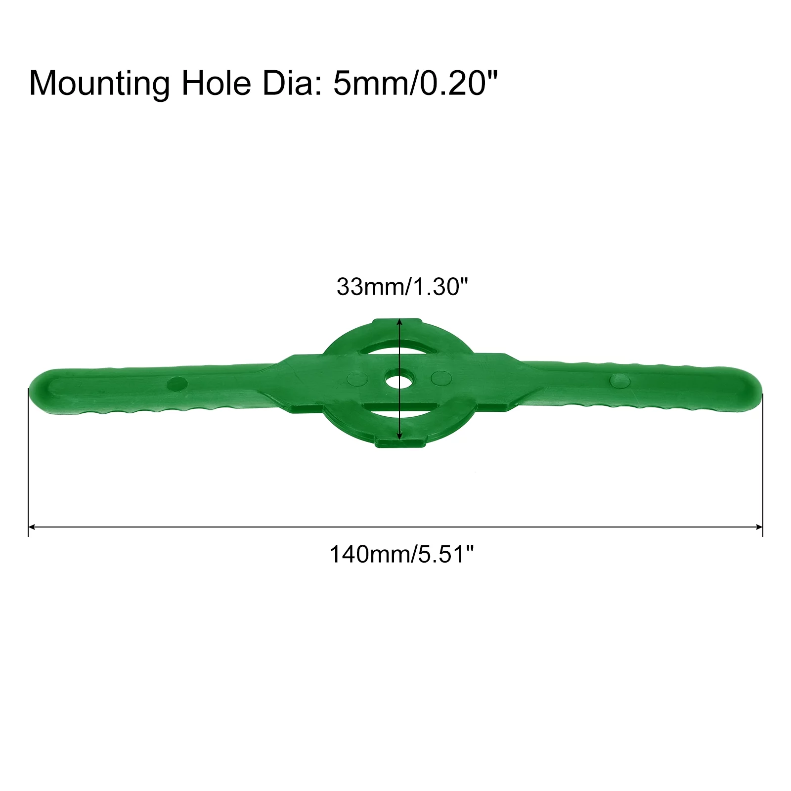 Uxcell String Trimmer Head Blades Replace, 36Pack Plastic Lawn Mower Weed Blades Green