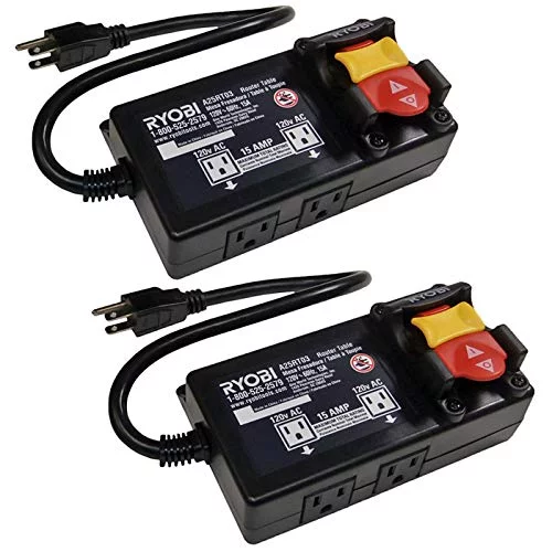 Ryobi 2 Pack of Genuine OEM Switch Boxes For A25RT03 # 089220105047-2PK
