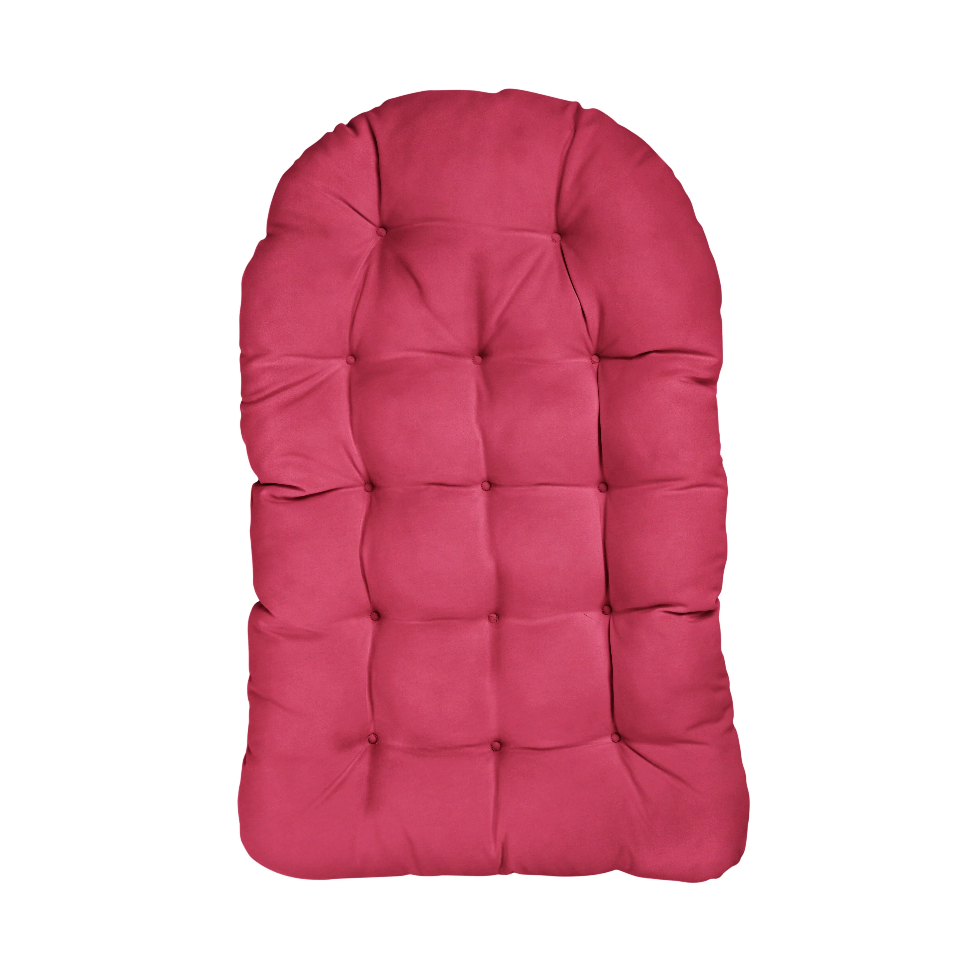 Mozaic Humble + Haute Sunbrella Egg Chair Cushion (Cushion Only) 27 x 44 x 4 inches - Canvas Hot Pink