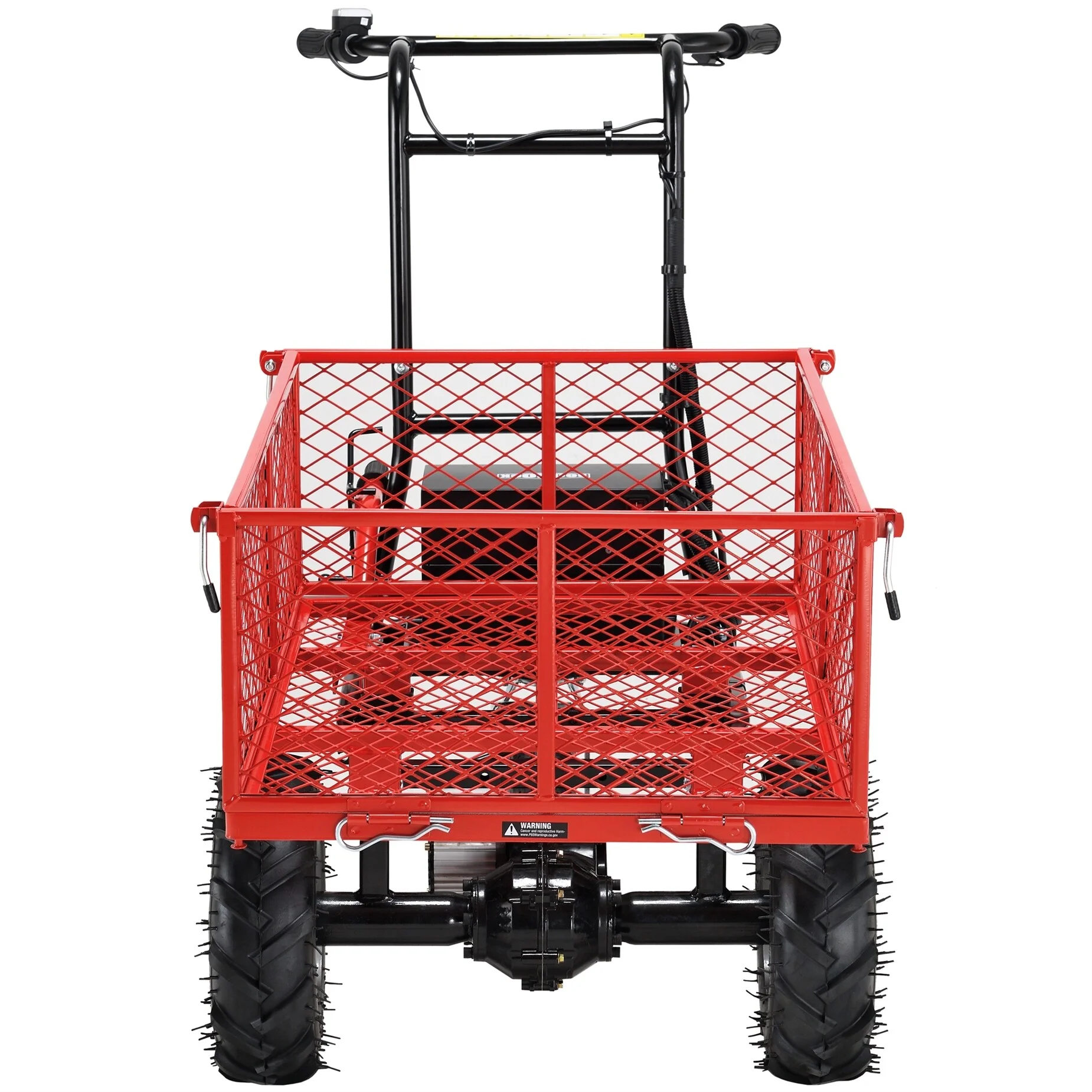 BESTCOSTY Red Rock Utility Electric Powered Cart 48V28Ah, 500W, Capacity 500lbs