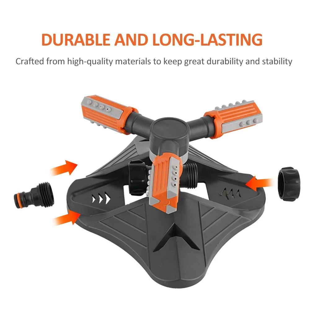 Anself Sprinkler, Garden Watering System with 36 Built in Angled Spray Nozzles, Ideal for Yard and Lawn