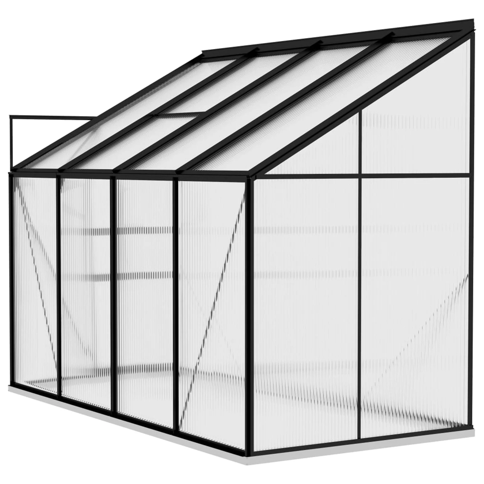 Uteam Anthracite Aluminum Greenhouse 185 ft³