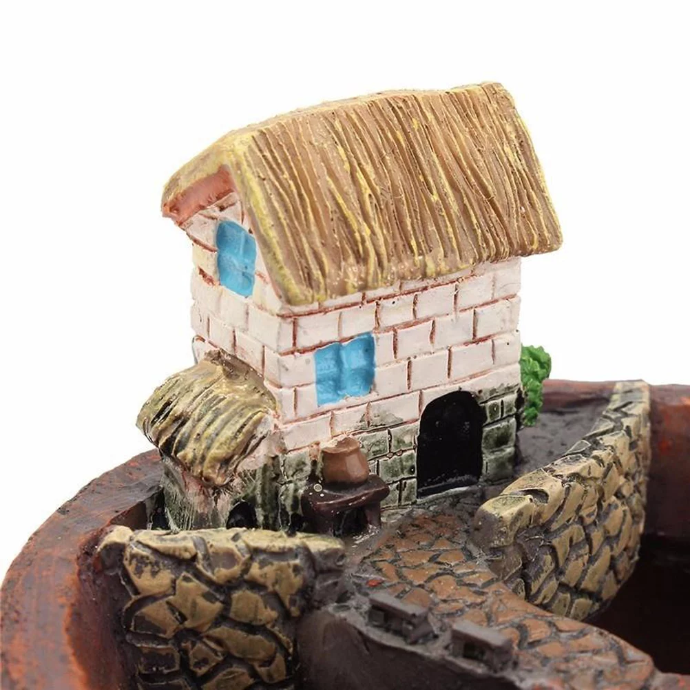 Plant Flower House Pot Succulent  Flower Basket Sky Garden Basket Flower Basket Planter Pot Plant House(Small House)