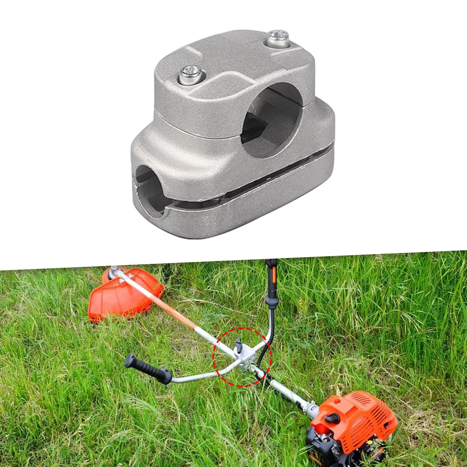 String Trimmer Fixed Seat Connecting Adapter for Petrol Electric Strimmer 28mm