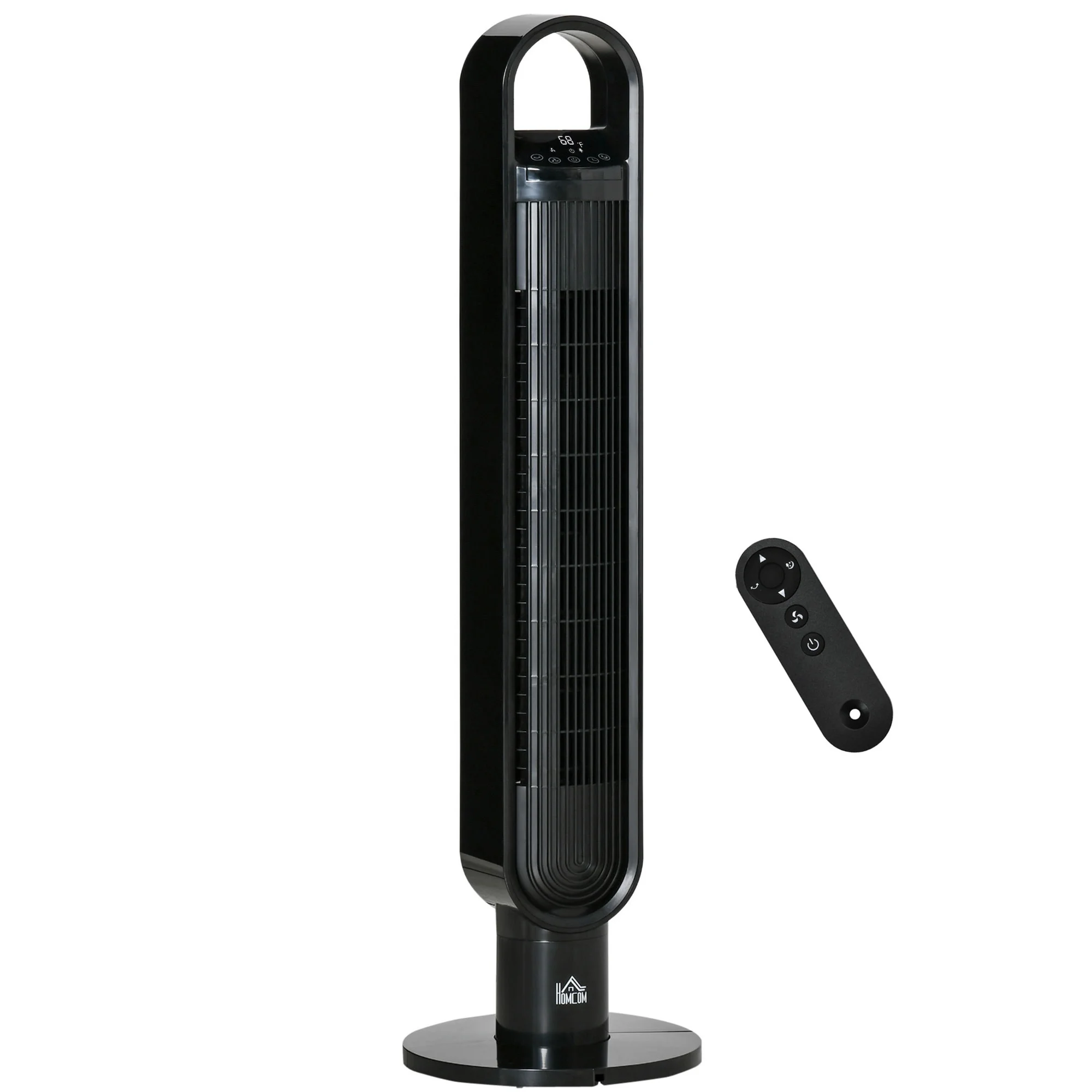 Sleek Tower Fan with Remote Control - Stay Cool and Comfortable