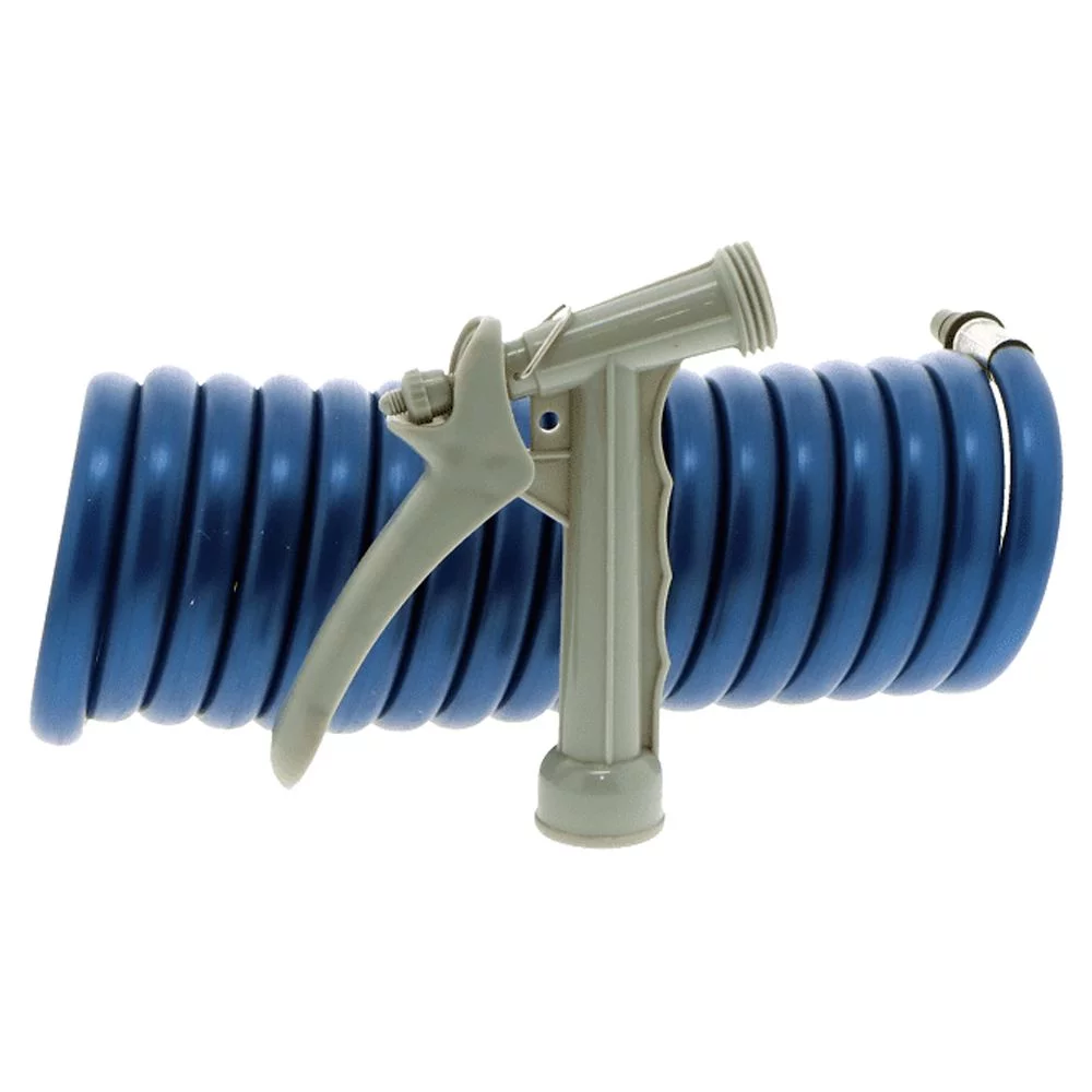 SeaTech SC15203B Supercoil Hose 15' Blue with Speed-Tap Hose Adaptor