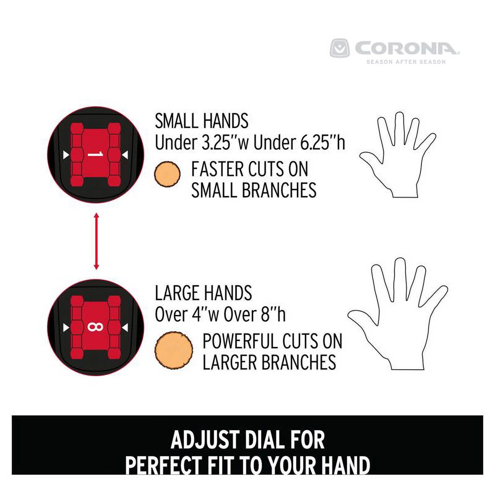 Corona  Comfort Gel 2 in. Steel Bypass Pruners 2 in.
