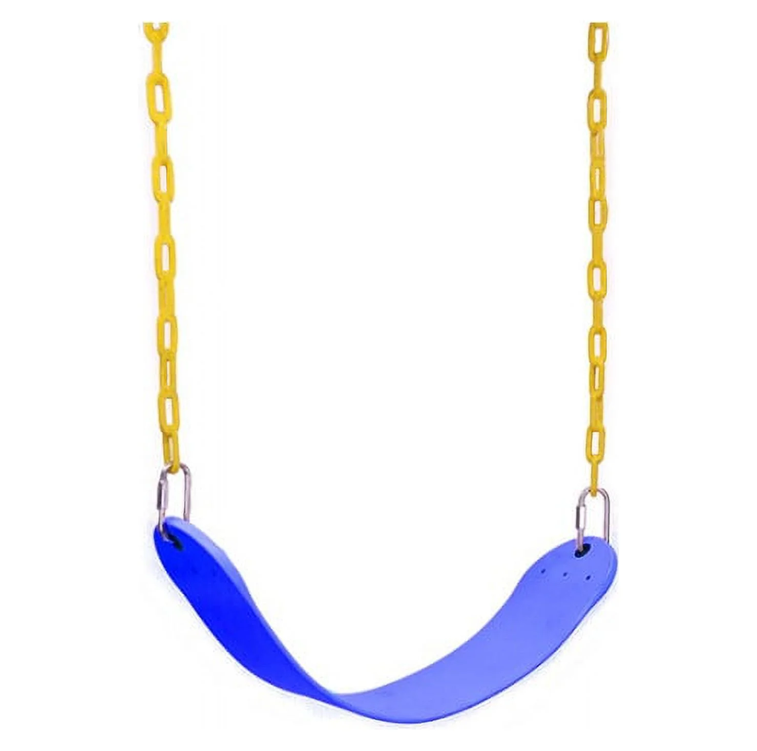 Heavy Duty Swing Seat Set Accessories w/ Plastisol-coated Chains Replace Swings Blue