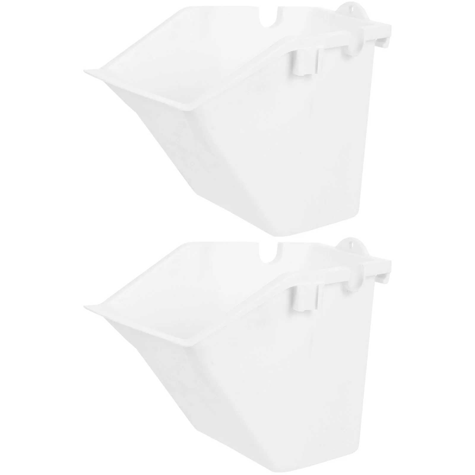 Guichaokj 2pcs Balcony Bonsai Vertical Garden Flower Pot Plant Pot Plastic Wall Planter