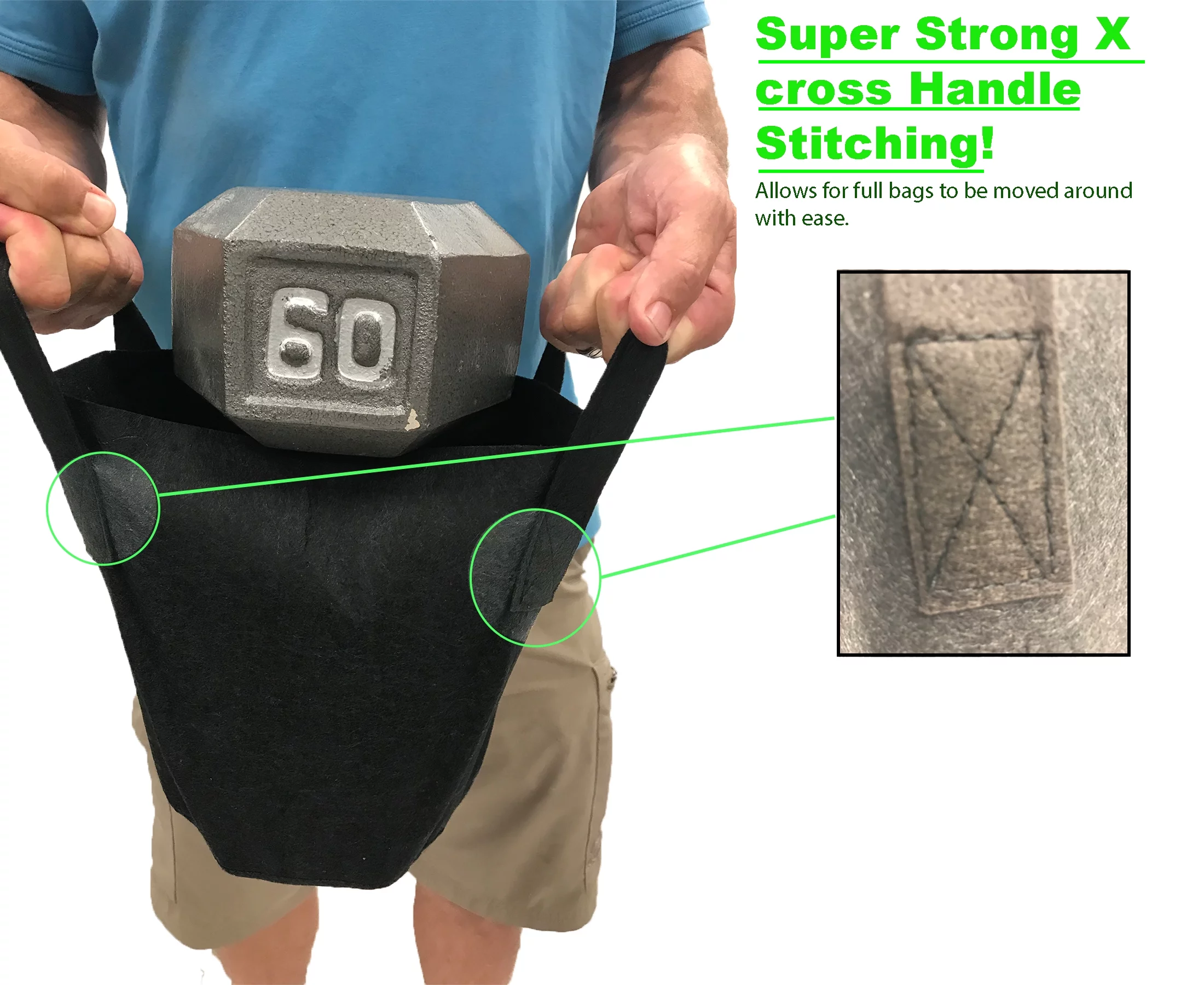 1 Gal. Breathable Fabric Root Aeration Pot with Handles (10-Pack)