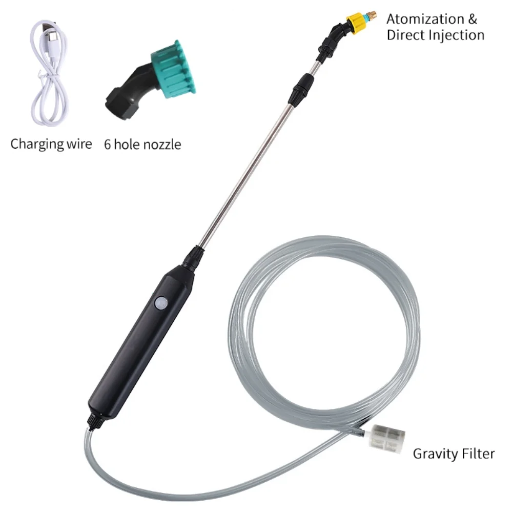 2022 Electric Spray Gun 3m Portable Automatic Electric Sprayer Garden Plant Mister Watering Spray Gun for Indoor Outdoor Plant