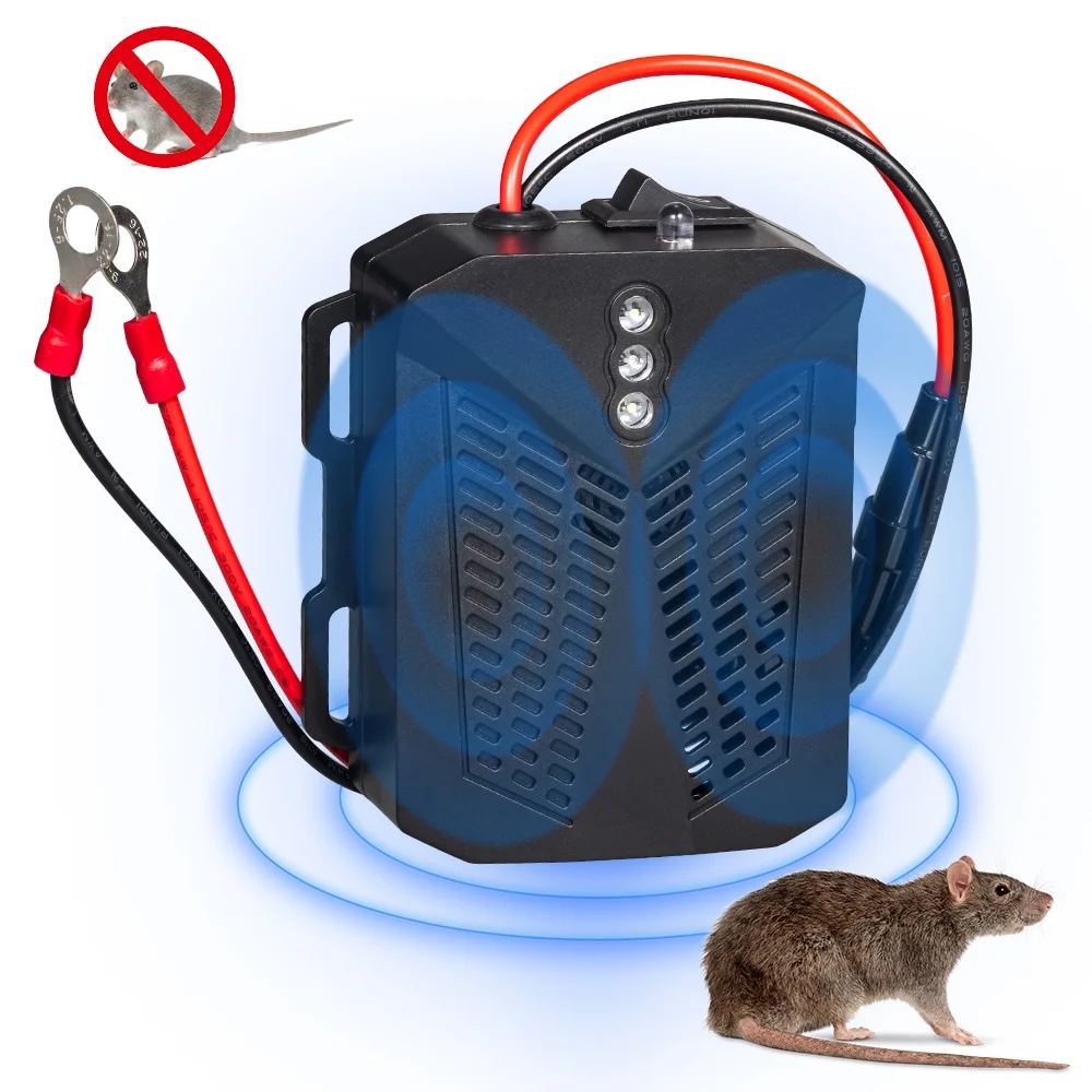 Kqiang For Car Vehicle Ultrasonic Rat Mouse Rodent Animal Pest-Repeller Deterrent Wire