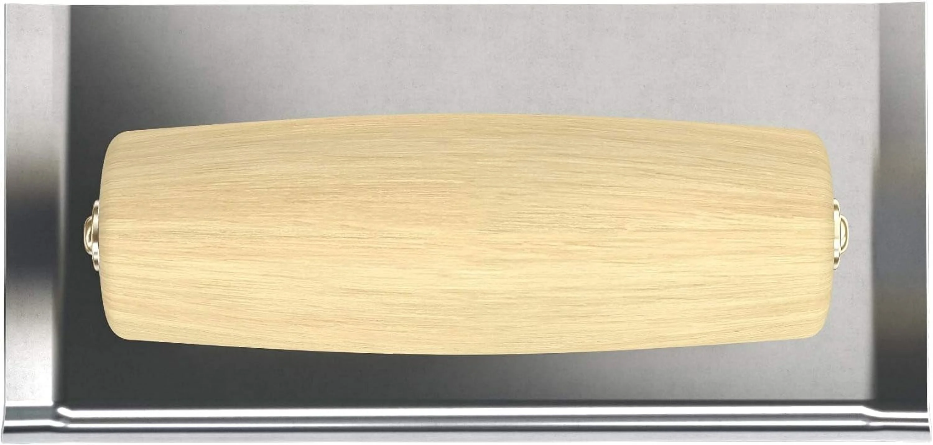 Bon 12-469 Curved End Edger - Stainless Steel 6-In. X 3-In. - 1/4-In. X 3/8-In.  Wood Handle