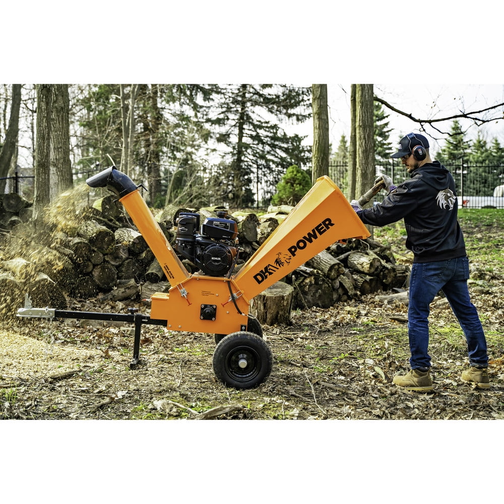 Detail K2 OPC506 6 in. 14 HP Cyclonic Chipper Shredder with KOHLER CH440 Command PRO Commercial Gas Engine