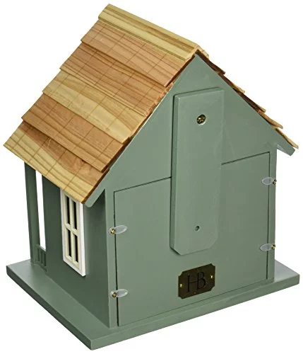 HandMade   Cottage Green House  Small House  Home Decor