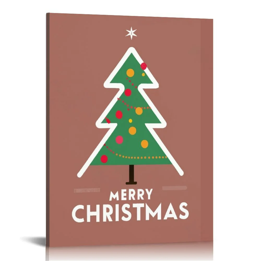 FLORID Rustic Vintage Farmhouse Holiday Wall Decor Norway Spruce Scotch Pine - Winter Pine Bathroom Print Poster - Christmas Tree Wall Art Gallery Wall - Snowy Winter - Aesthetic Botanical Picture