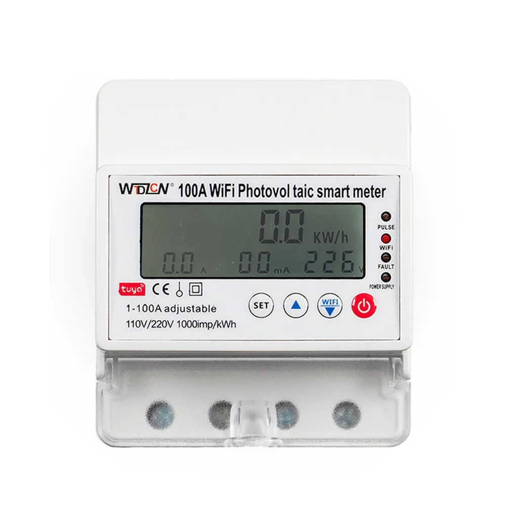 Pinnaco WiFi Intelligent Photovoltaic Meter Breaker Timer for Efficient Solar Power Monitoring