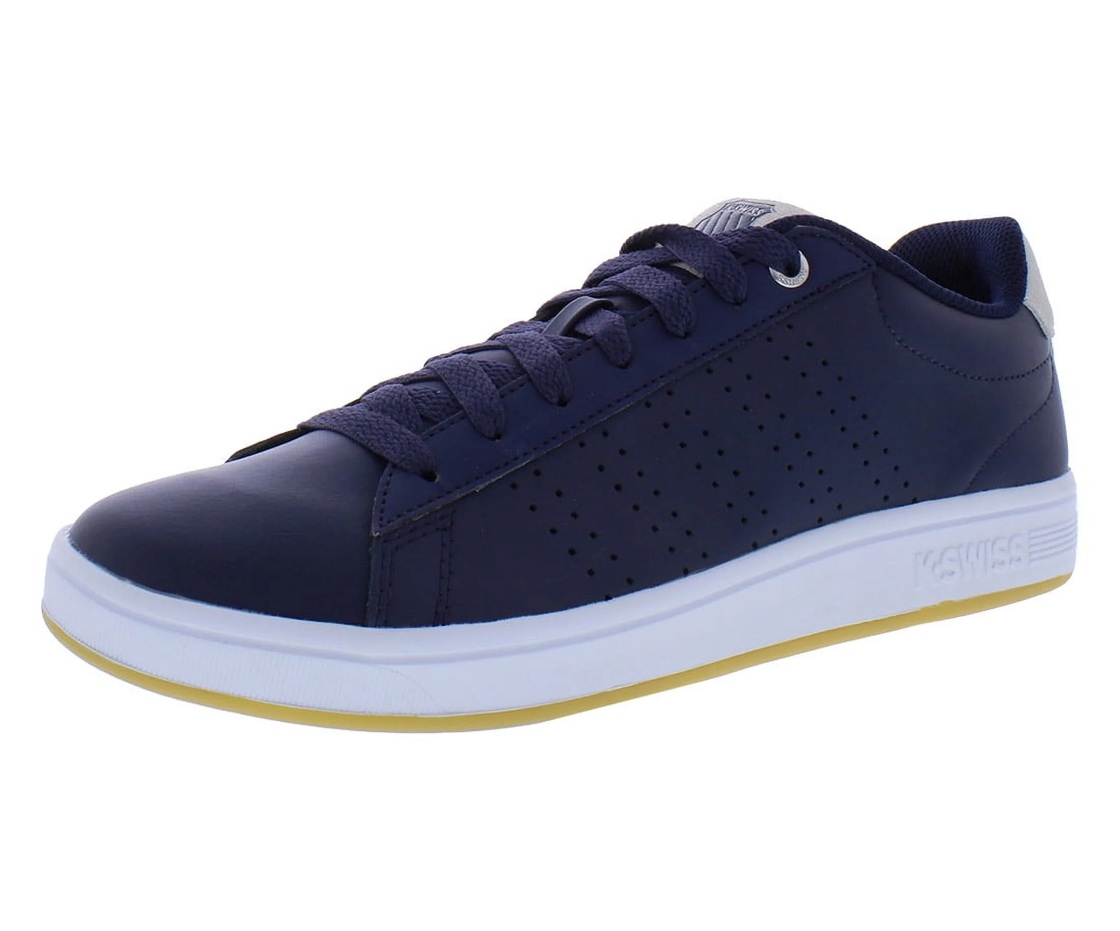 K-Swiss Court Casper III Mens Shoes Size 9, Color: Navy/White/Gum