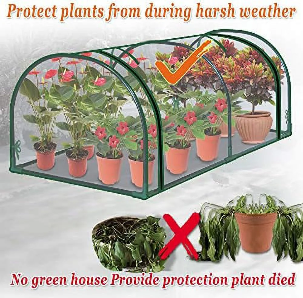 Mini Greenhouse Outdoor Plant Gardening Greenhouse Flower House (PVC, 51