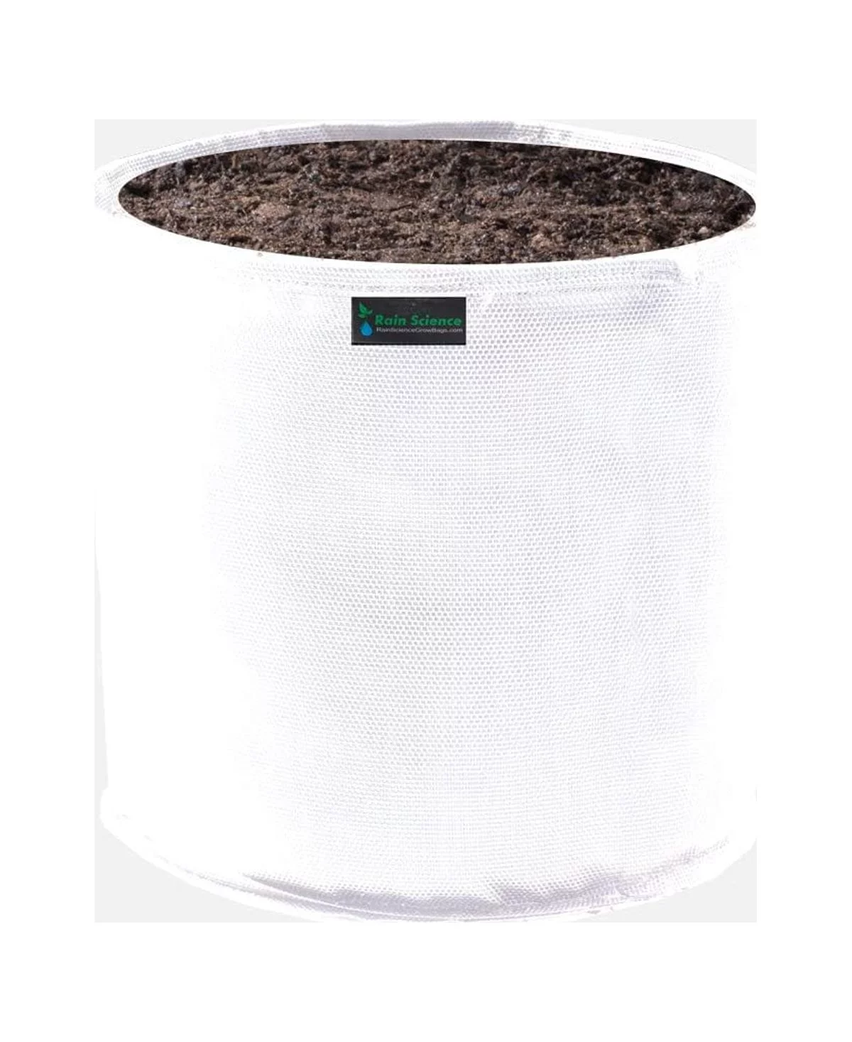 Grow Bag Pack of 10, Air Pruning Mesh Fabric Plant Containers (2 Gallon, White)