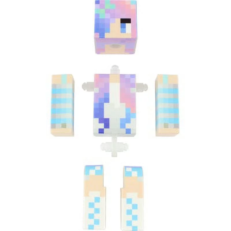 Winter Girl Action Figure Toy, 4 Inch Custom Series Figurines by EnderToys