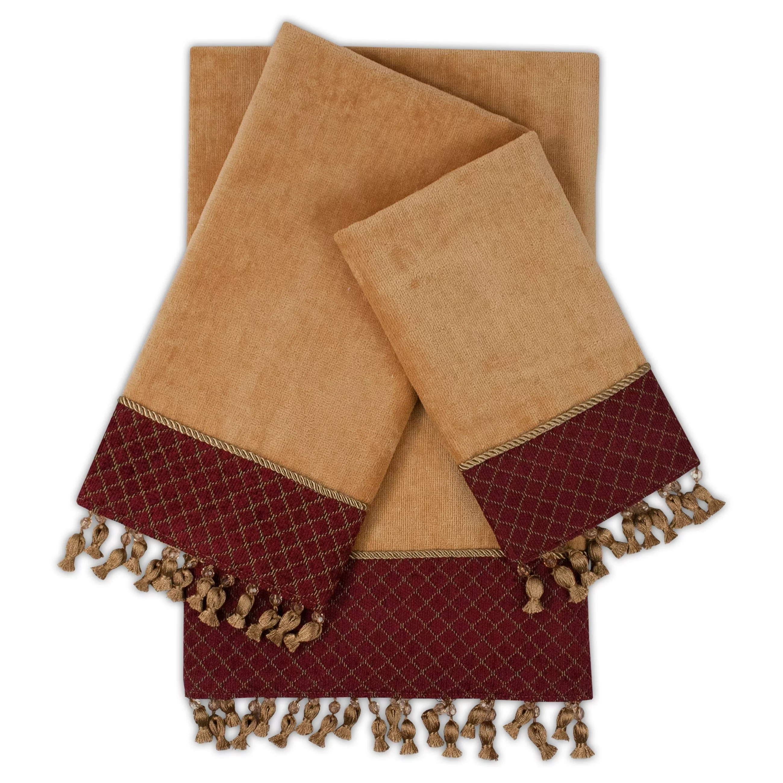 Austin Horn Classics Austin Horn Montecito 3-piece Embellished Towel Set