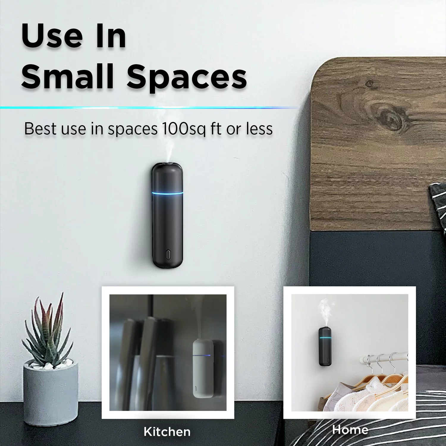 Clix Auto  Aroma Starter Essential Patchouli Oil Diffuser Car Freshener, White - Pack of 2