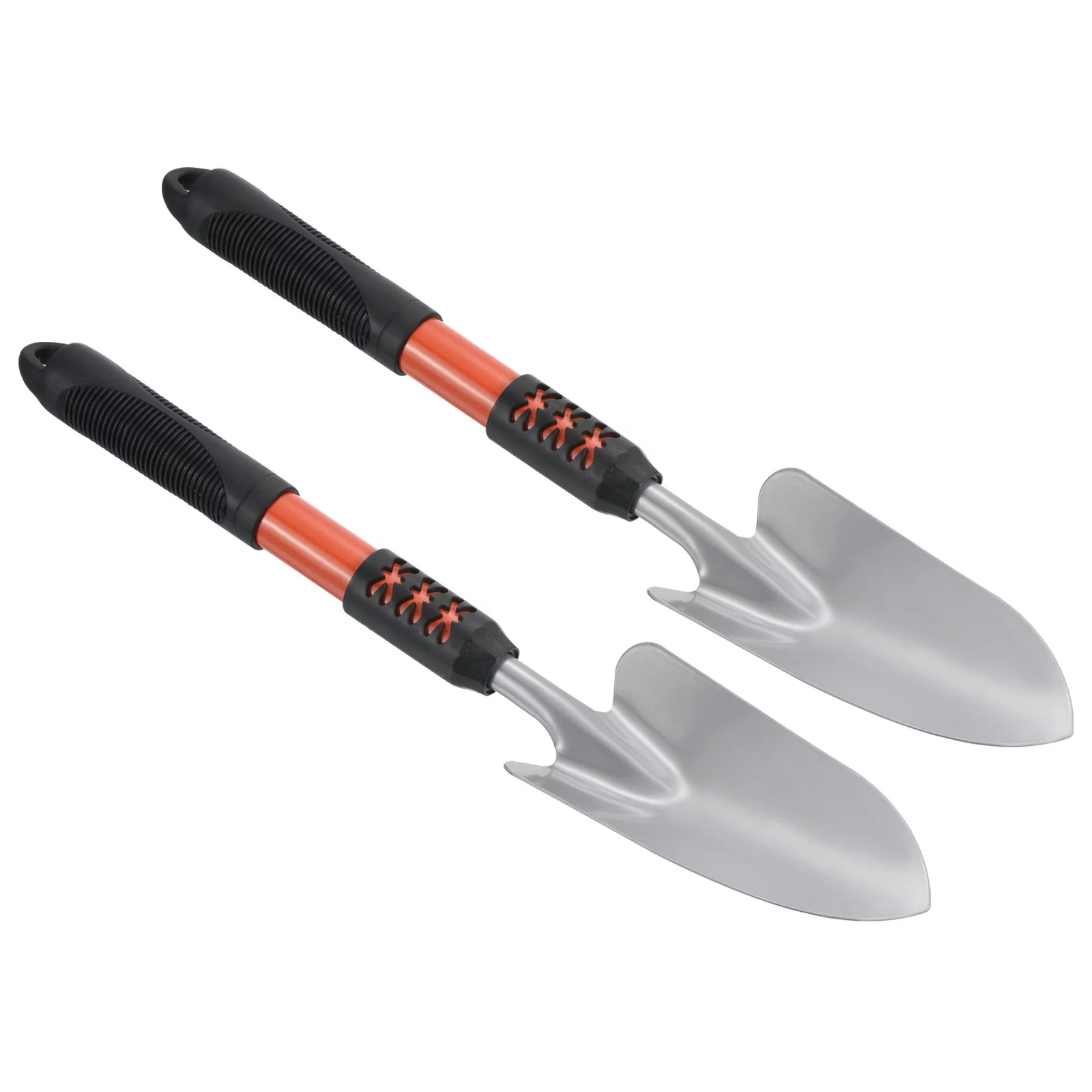 Uxcell 17 Inch Digging Shovel Long Garden Trowel Hand Shovel Stainless Steel Gardening Tool 2 Pack