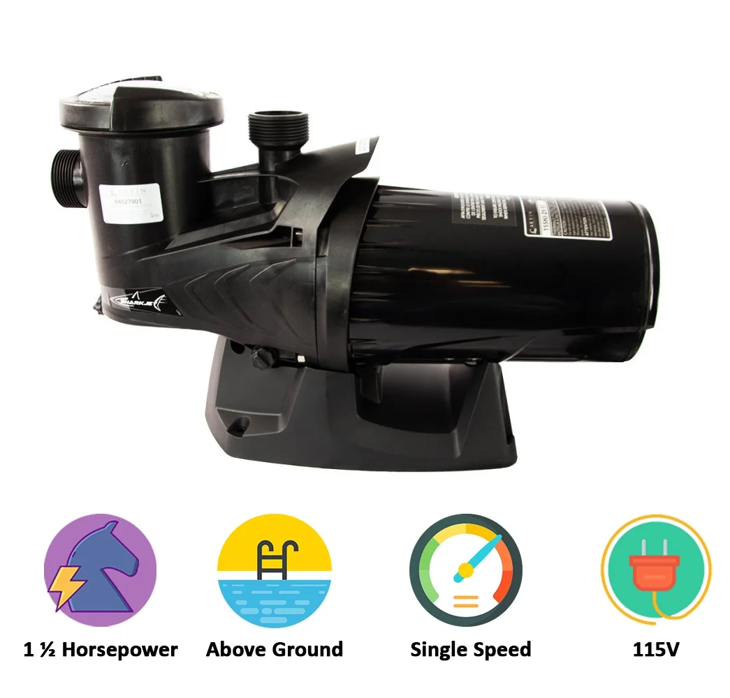 Carvin 1.5 HP Sharkjet 15SHJ-5-25-S1 Above Ground Pool Pump