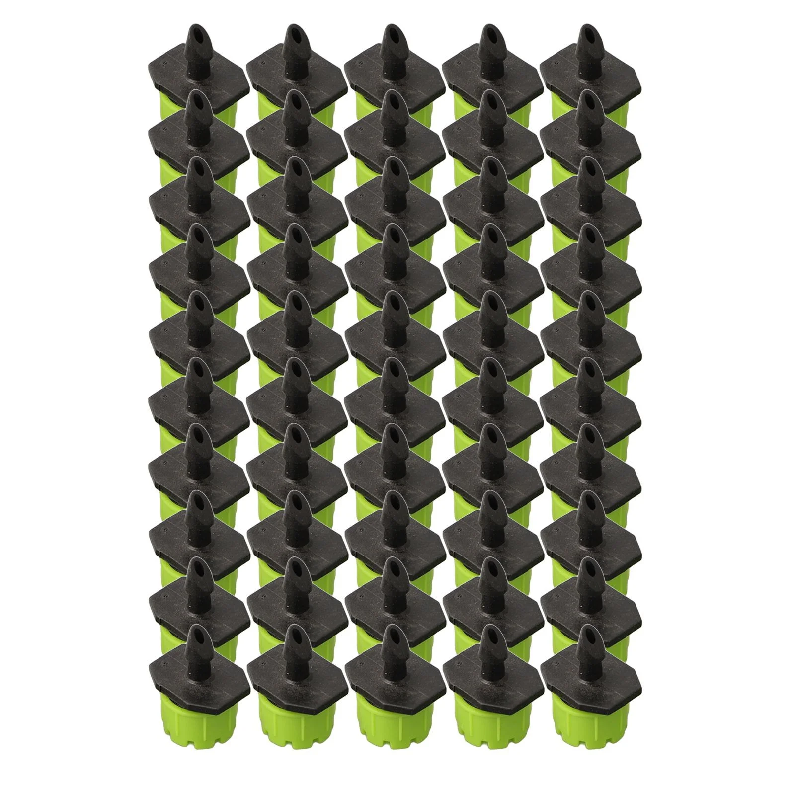 50PCS Adjustable Irrigation Sprinkler Garden Drip Emitters Micro Spray Rotating