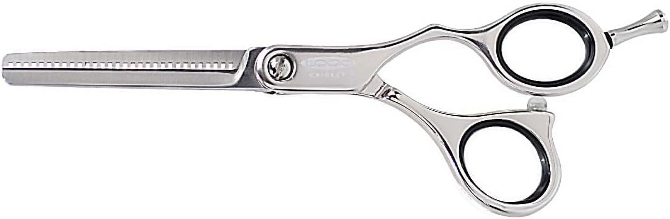 Silver Series 30T Thinning Ultra Lightweight Hair Cutting Shear Professional Stylist Barber Haircutting Scissors, Aluminum Handles, Stainless Steel