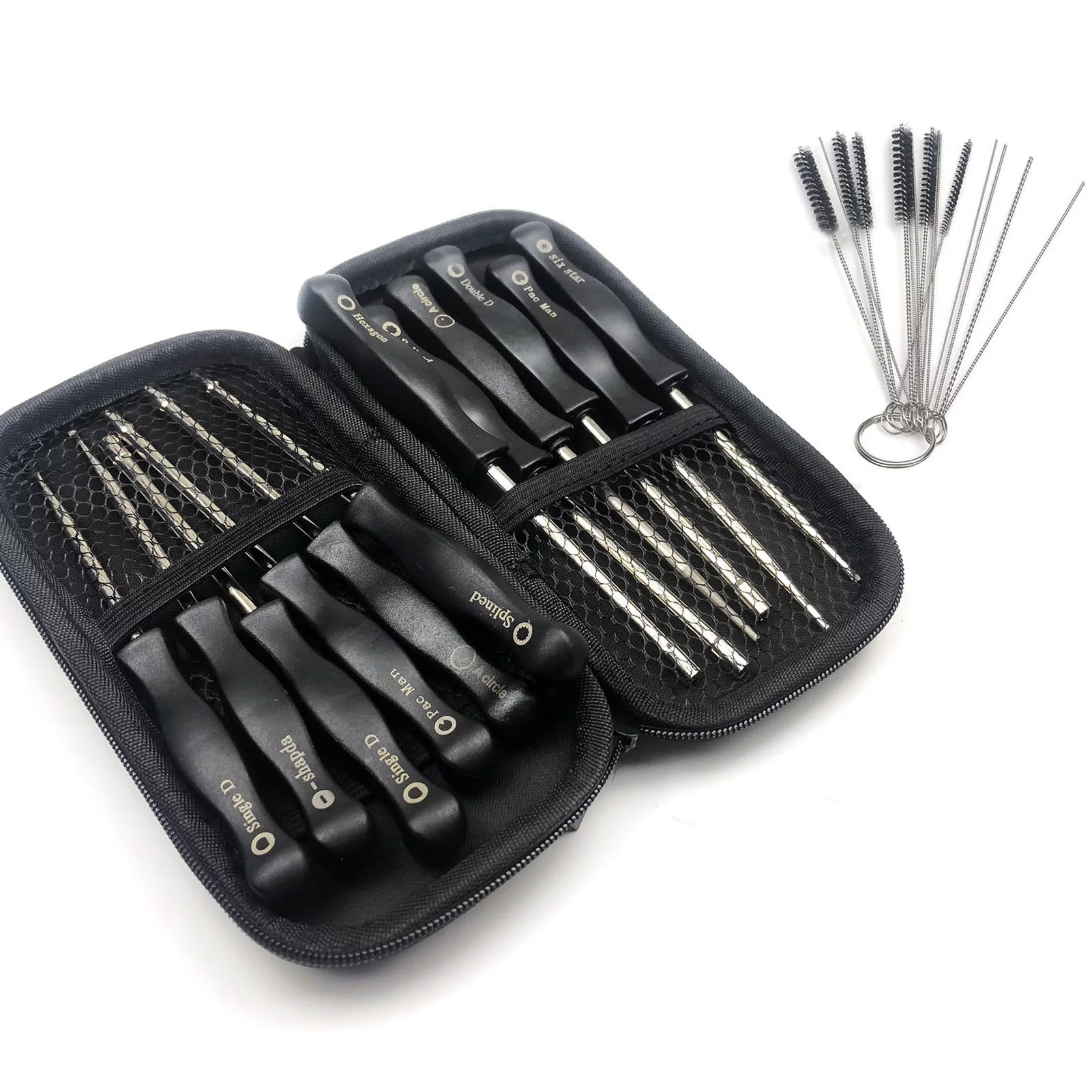 OWSOO 12PCS Carburetor Adjustment Tool with Cleaning Tool for 2 Cycle Small Engine Replacement for Poulan STHIL ECHO Trimmer Weedeater Chainsaw