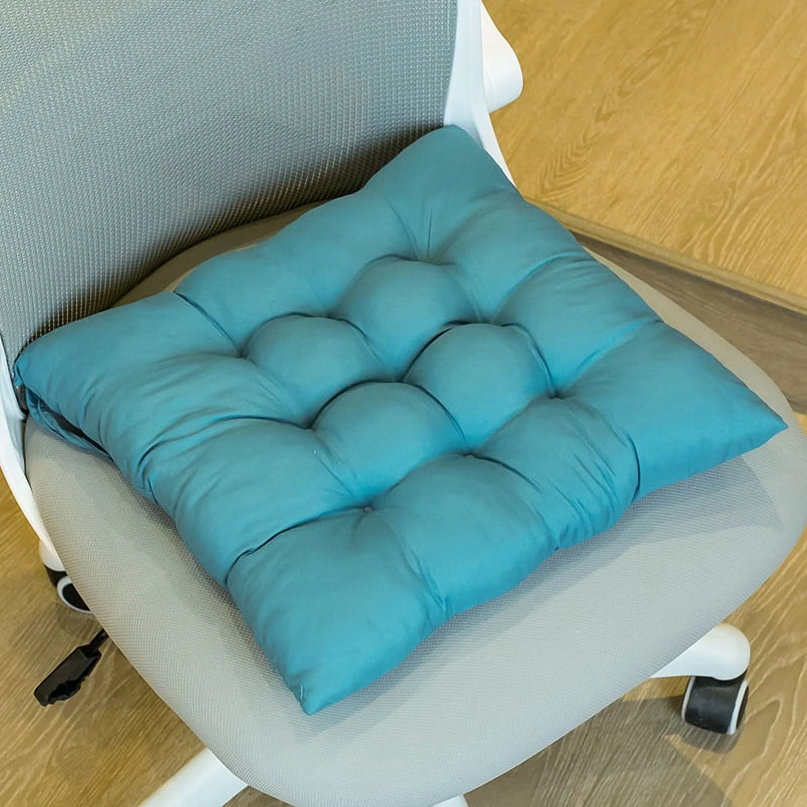 Namzi Seat Cushion Garden Patio Home Kitchen Office Thicken Comfy Seat Cushion, Peacock Blue 16