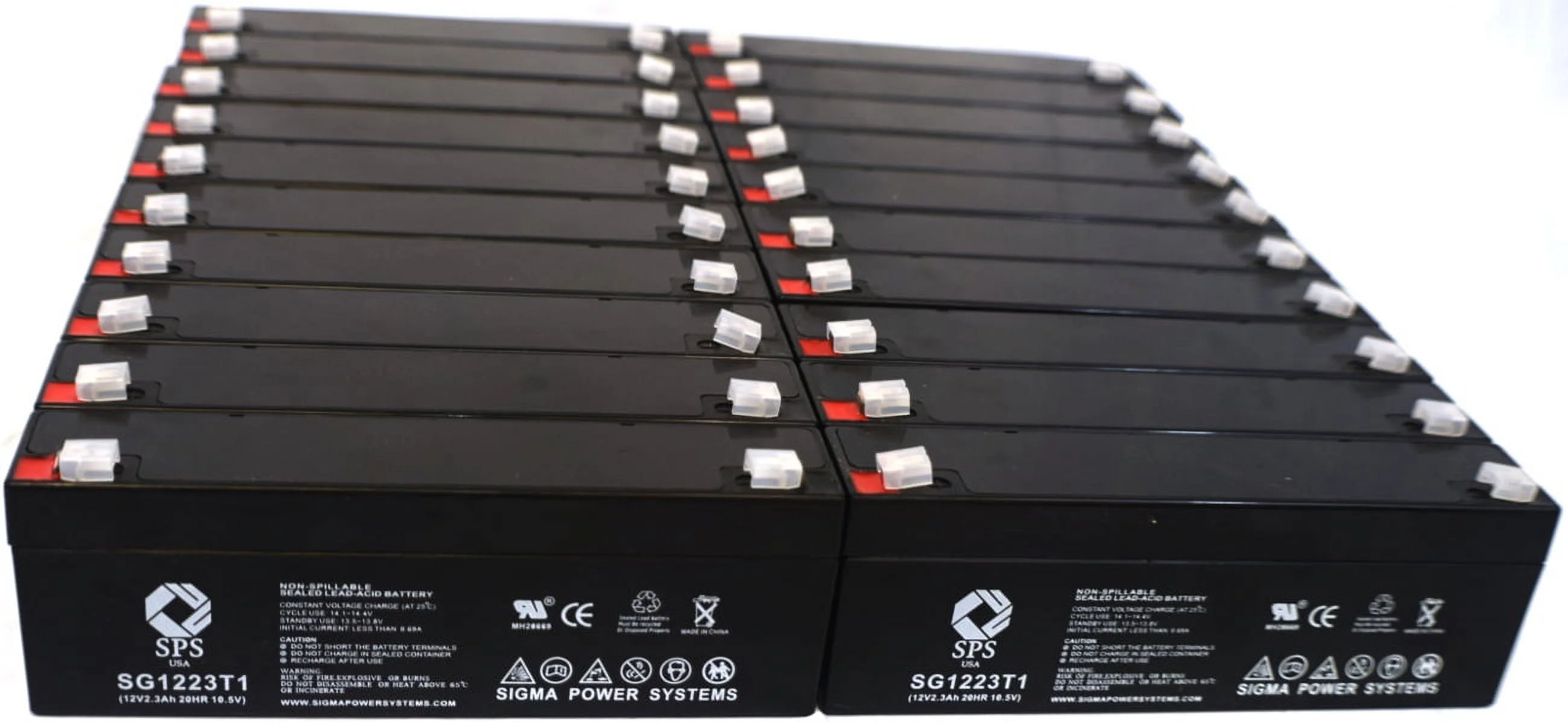 SPS Brand 12V 2.3 Ah Replacement Battery (SG1223T1) for Hitachi HP2.2-12P (24 Pack)