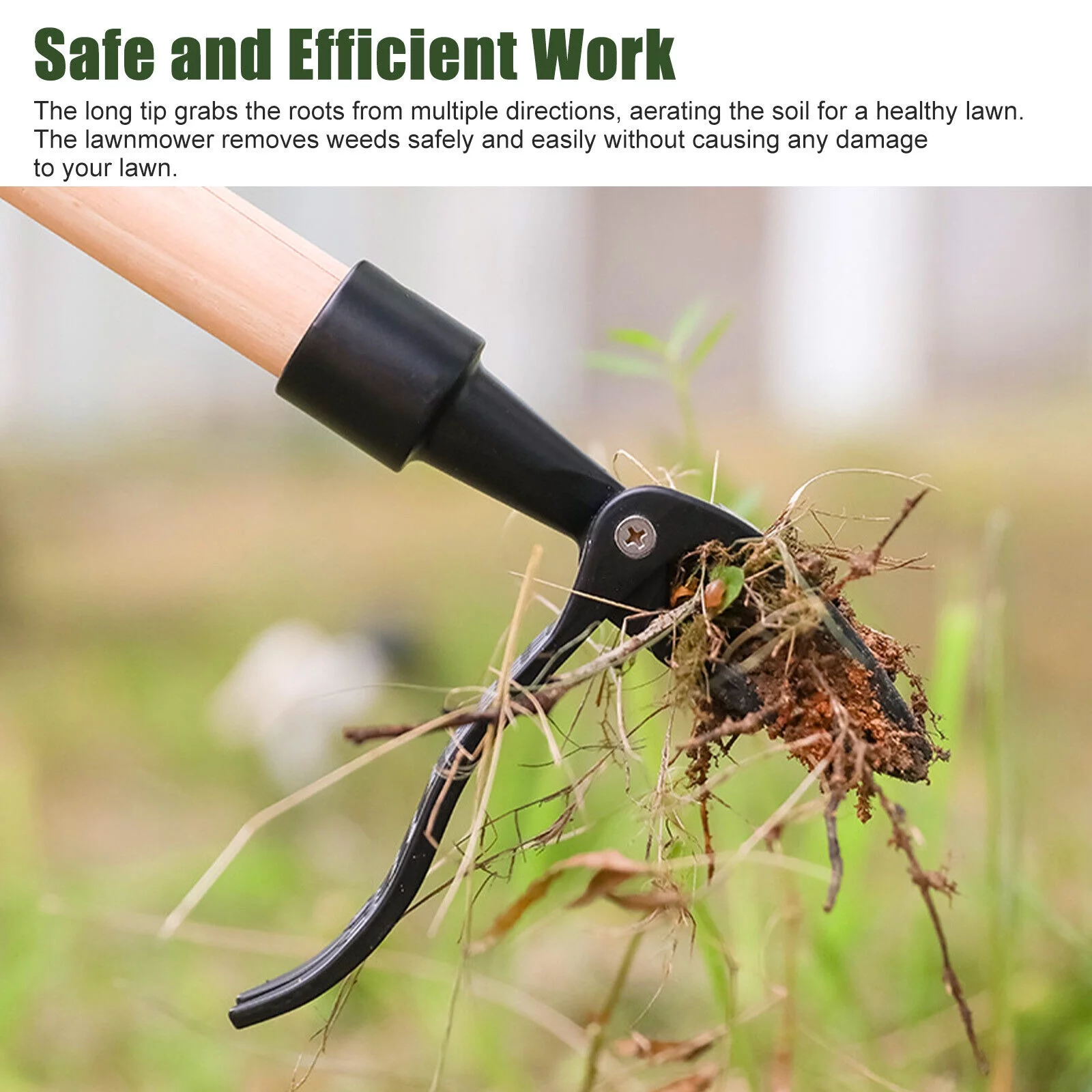 Weeder Stand Up Weed Puller Tool Claw Garden Root Remover Outdoor Killer Easy US