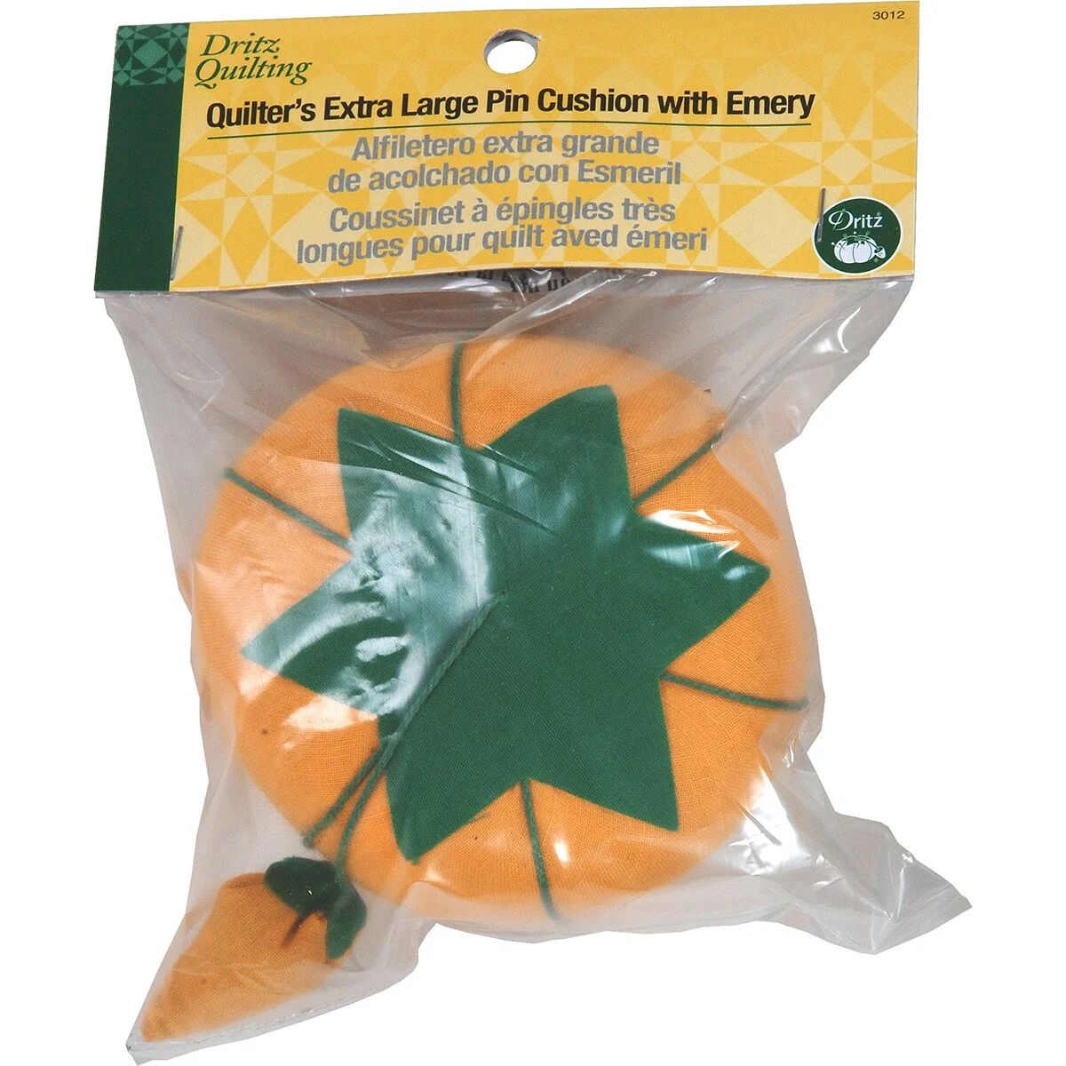 Dritz Quilting Extra Large Tomato Pin Cushion W/Emery-Extra Large